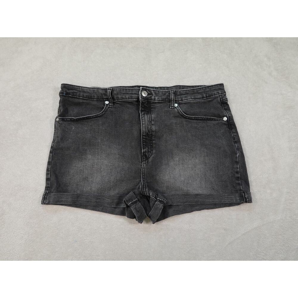 Wild Fable Womens Denim Dark Gray Shorts Highest Rise Shorts Size 18